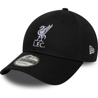 Kasketter buet sort justerbar rem 9FORTY Core fra Liverpool Football Club Premier League af New Era