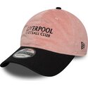 kasketter-buet-lyserod-justerbar-rem-9twenty-cord-fra-liverpool-football-club-premier-league-af-new-era