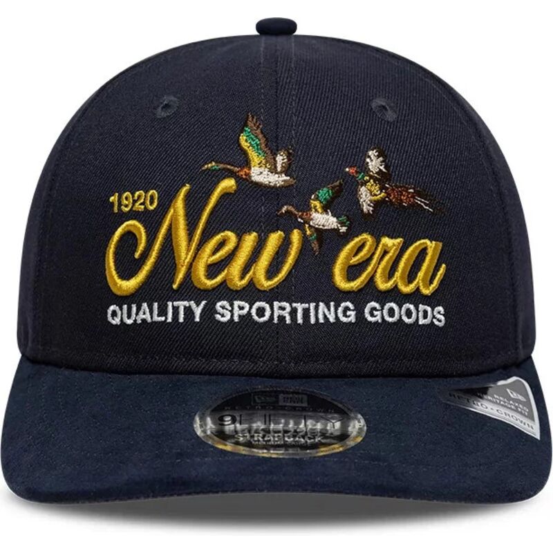 kasketter-buet-marinebla-justerbar-rem-9fifty-retro-crown-suede-af-new-era kasketter-buet-marinebla-justerbar-rem-9fifty-retro-crown-suede-af-new-era