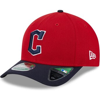 Kasketter buet rød snapback 9FORTY M-Crown Player Replica fra Cleveland Guardians MLB af New Era