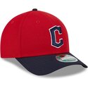 kasketter-buet-rod-snapback-9forty-m-crown-player-replica-fra-cleveland-guardians-mlb-af-new-era