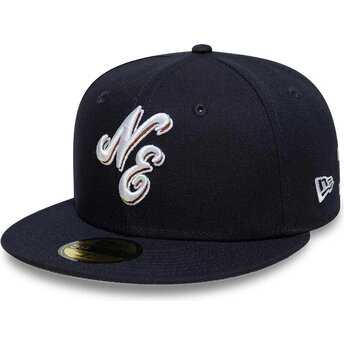 Kasketter flad marineblå tilpasset 59FIFTY Originators af New Era