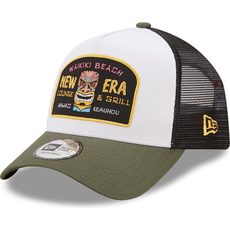 kasketter-buet-gron-snapback-a-frame-location-icon-fra-hawaii-af-new-era