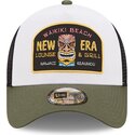 kasketter-buet-gron-snapback-a-frame-location-icon-fra-hawaii-af-new-era