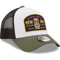 kasketter-buet-gron-snapback-a-frame-location-icon-fra-hawaii-af-new-era