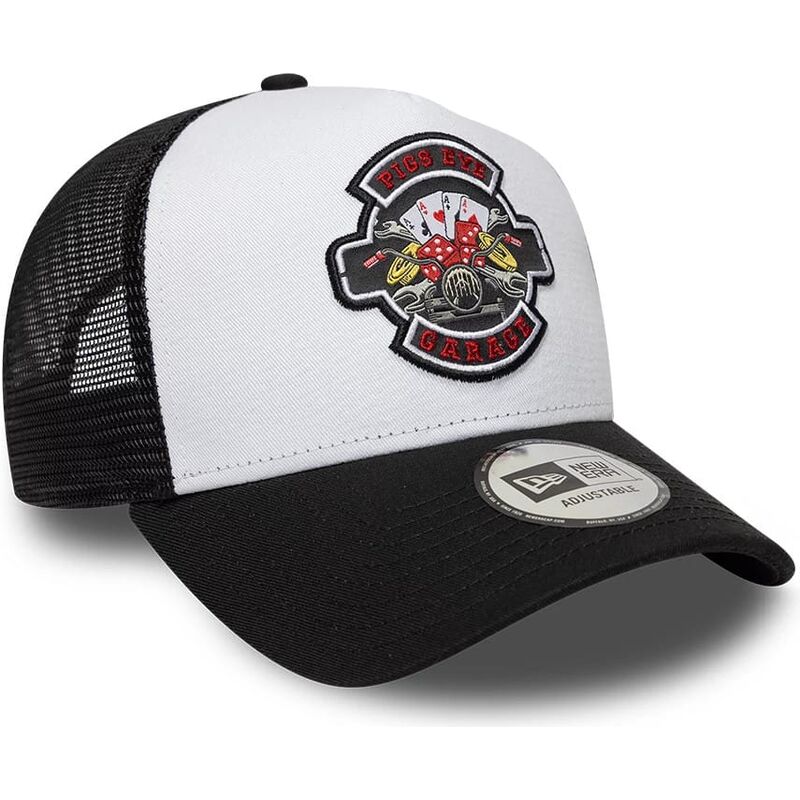 kasketter-buet-sort-snapback-a-frame-location-icon-fra-pigs-eye-garage-af-new-era