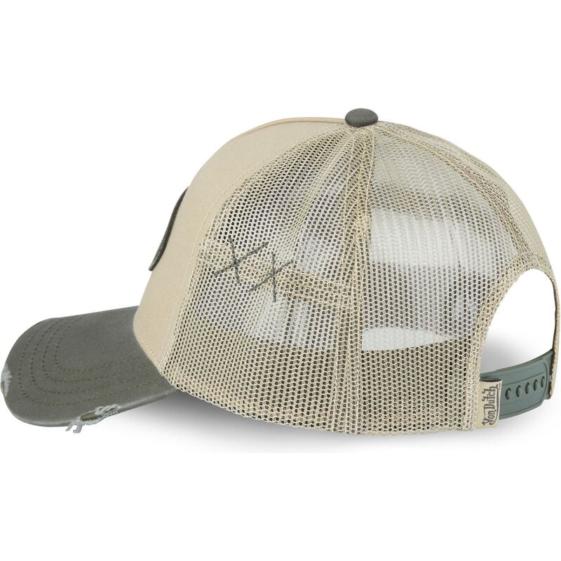 beige-og-gron-trucker-kasket-used-02-fra-von-dutch