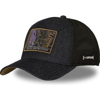 Kasketter buet marineblå snapback DBS9 DES Beerus Dragon Ball af Capslab
