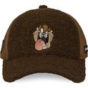 kasketter-buet-brun-snapback-tasmansk-djaevel-looney-tunes-af-capslab