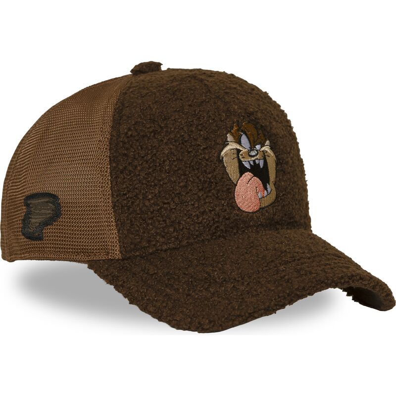 kasketter-buet-brun-snapback-tasmansk-djaevel-looney-tunes-af-capslab
