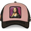 kasketter-buet-lyserod-snapback-acid-art1-monacid-mona-lisa-famous-af-capslab