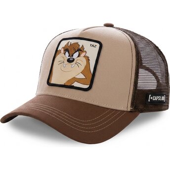 Kasketter buet brun snapback Tasmansk djævel Looney Tunes af Capslab