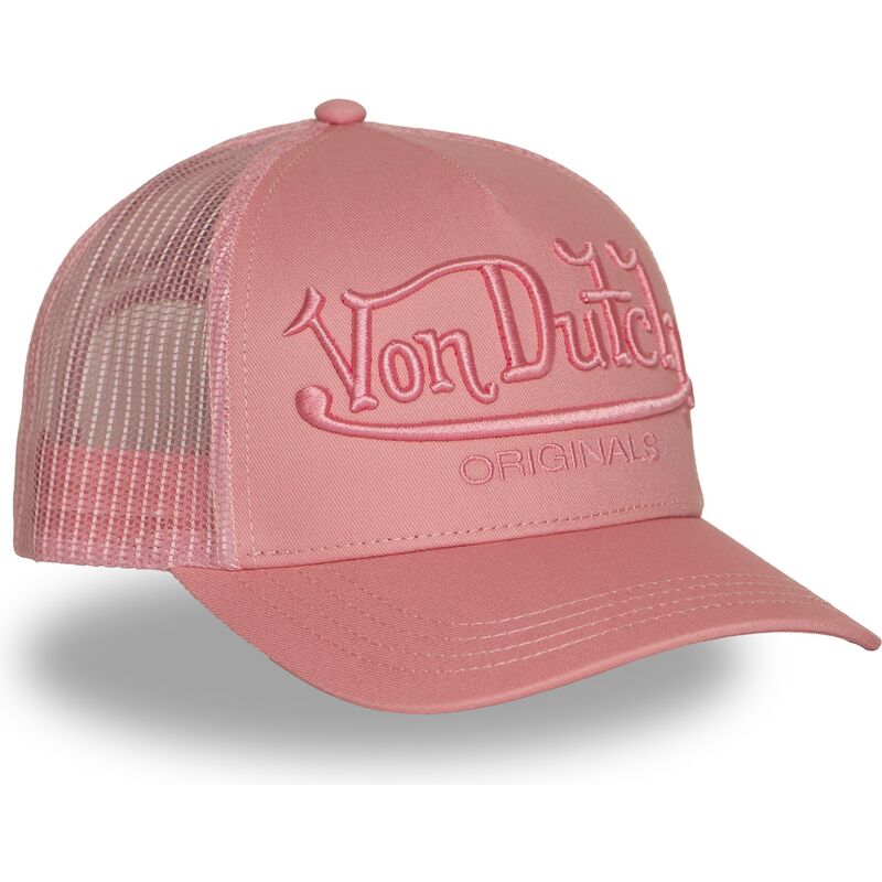 lyserod-trucker-kasket-emb05-fra-von-dutch