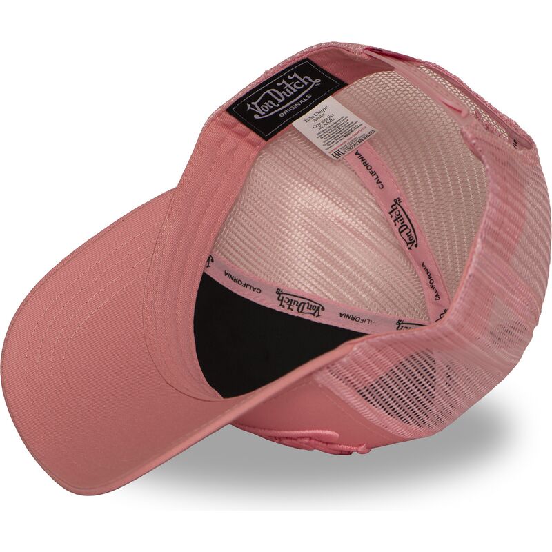 lyserod-trucker-kasket-emb05-fra-von-dutch