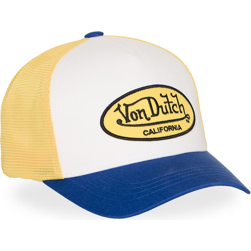 gul-og-bla-trucker-kasket-lof-b42-fra-von-dutch