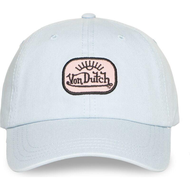 lysebla-justerbar-curved-cap-log11-fra-von-dutch