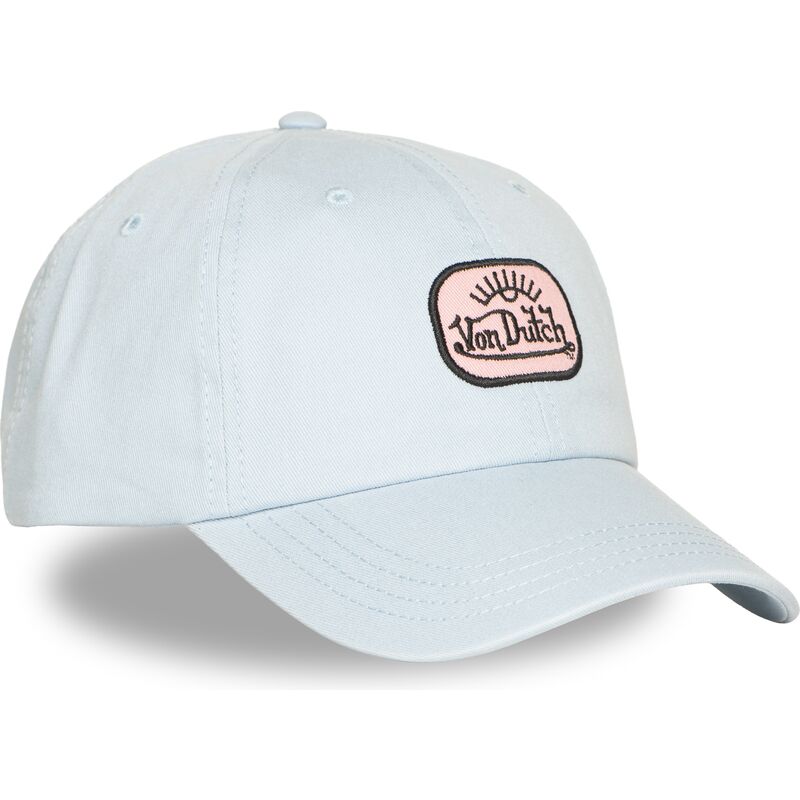 lysebla-justerbar-curved-cap-log11-fra-von-dutch