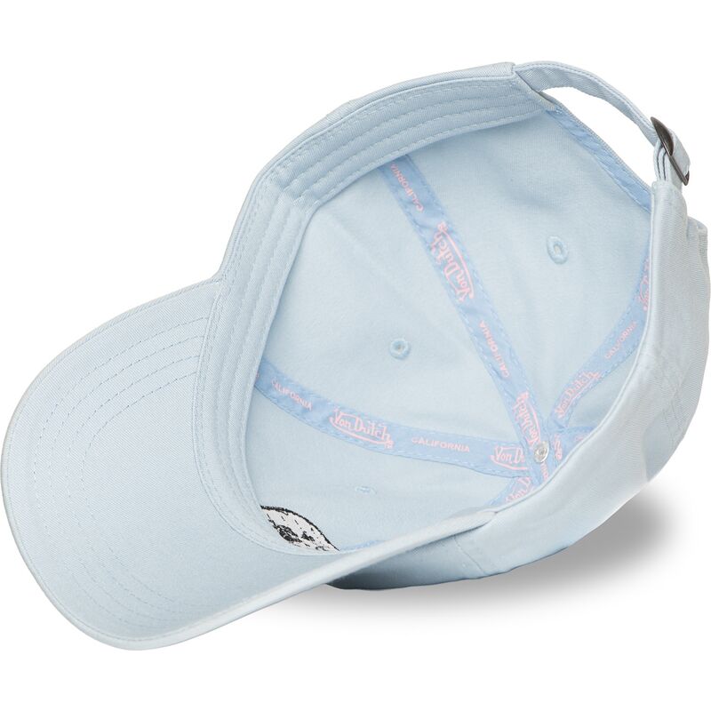 lysebla-justerbar-curved-cap-log11-fra-von-dutch
