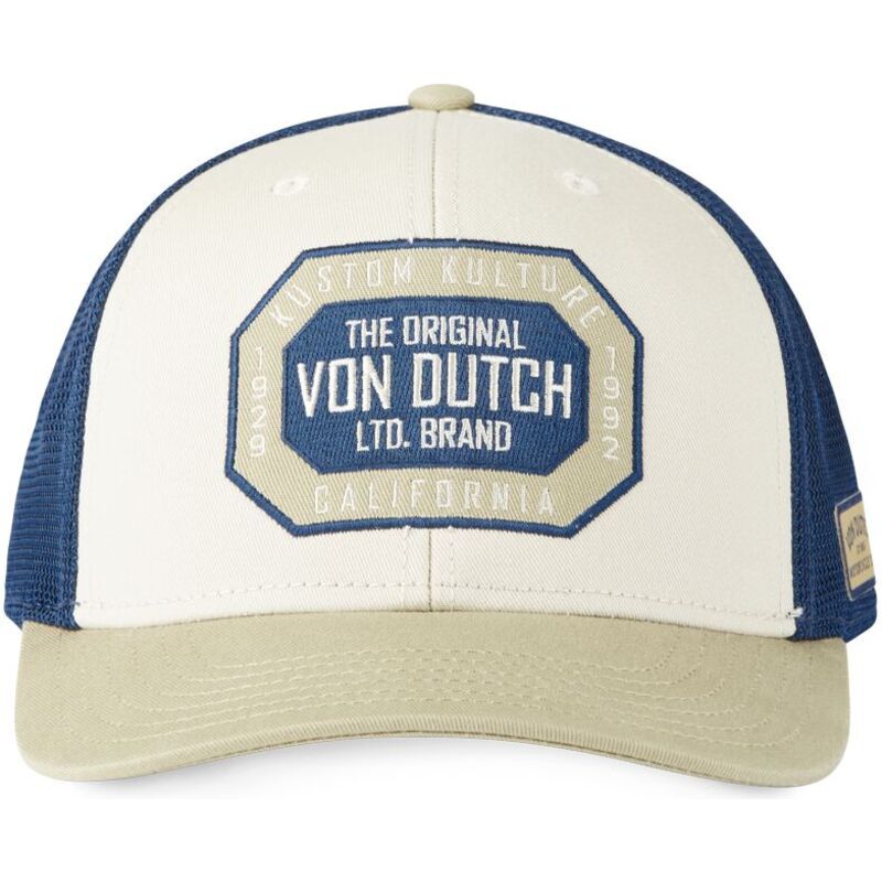 beige-og-bla-trucker-kasket-sem10-fra-von-dutch