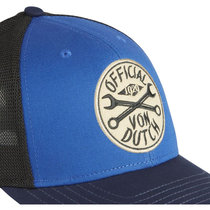 bla-og-sort-trucker-kasket-sem11-fra-von-dutch bla-og-sort-trucker-kasket-sem11-fra-von-dutch