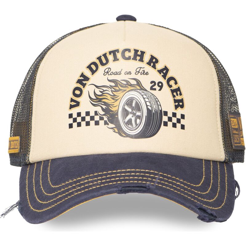 beige-og-marinebla-trucker-kasket-crew32-fra-von-dutch