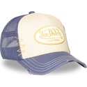 beige-og-violet-trucker-kasket-used-13-fra-von-dutch