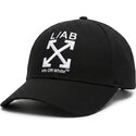 kasketter-buet-sort-justerbar-rem-clamp-arrows-twill-af-l-ab-c-o-off-white