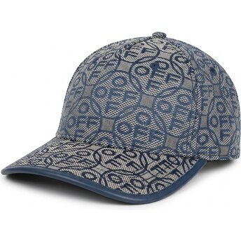 Kasketter buet marineblå justerbar rem Off Jacquard Canvas af L/AB c/o Off-White™