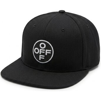 Kasketter flad sort snapback Off Embroidered Twill af L/AB c/o Off-White™