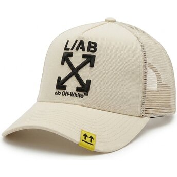 Kasketter buet beige snapback Clamp Arrows af L/AB c/o Off-White™