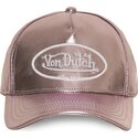 kasketter-buet-lyserod-justerbar-rem-shinr-af-von-dutch