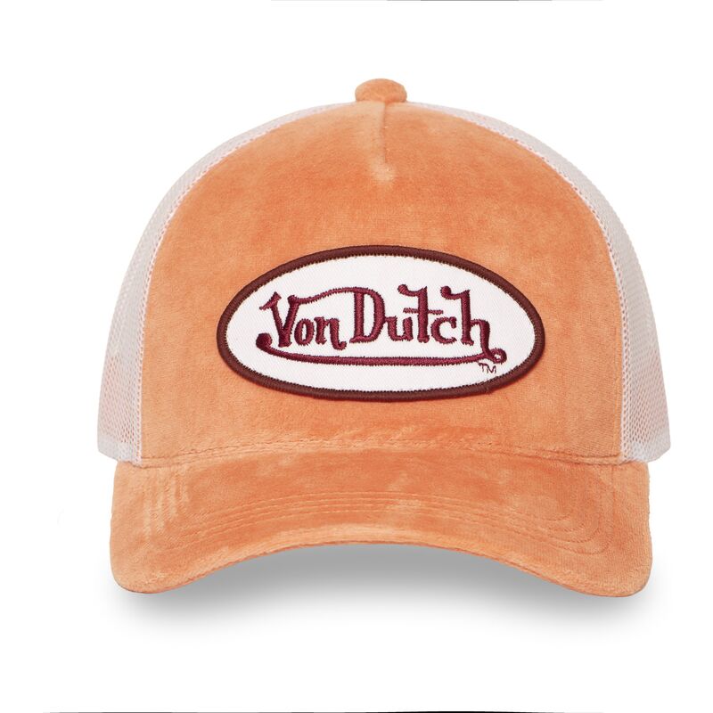 kasketter-buet-orange-snapback-kylie-pe-af-von-dutch