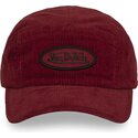 kasketter-buet-5-panel-rod-justerbar-rem-c5p-vel04-af-von-dutch