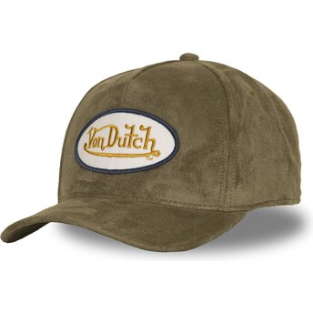 Kasketter buet grøn snapback FUR FK af Von Dutch