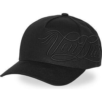 Kasketter buet sort snapback CHI04 af Von Dutch