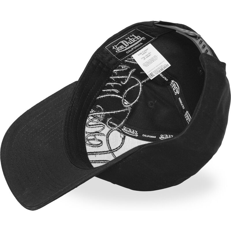 kasketter-buet-sort-snapback-chi04-af-von-dutch kasketter-buet-sort-snapback-chi04-af-von-dutch
