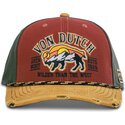 kasketter-buet-rod-snapback-sem15-af-von-dutch