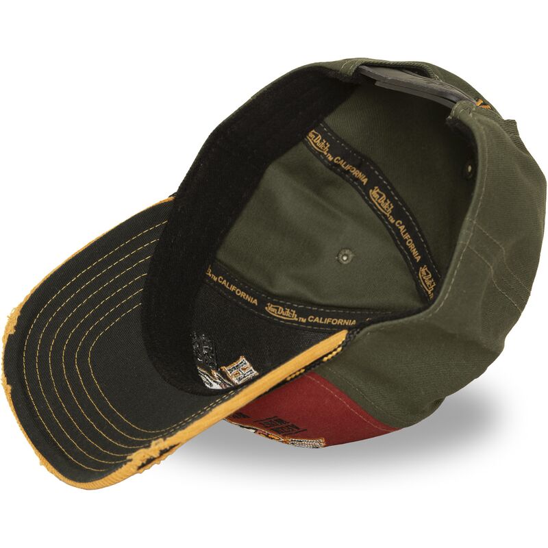 kasketter-buet-rod-snapback-sem15-af-von-dutch