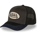 kasketter-buet-gra-snapback-shield06-af-von-dutch