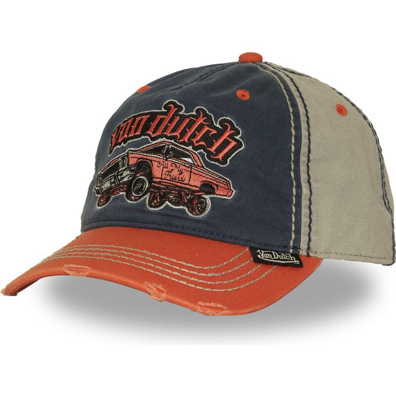 kasketter-buet-flerfarvet-justerbar-rem-retro18-af-von-dutch
