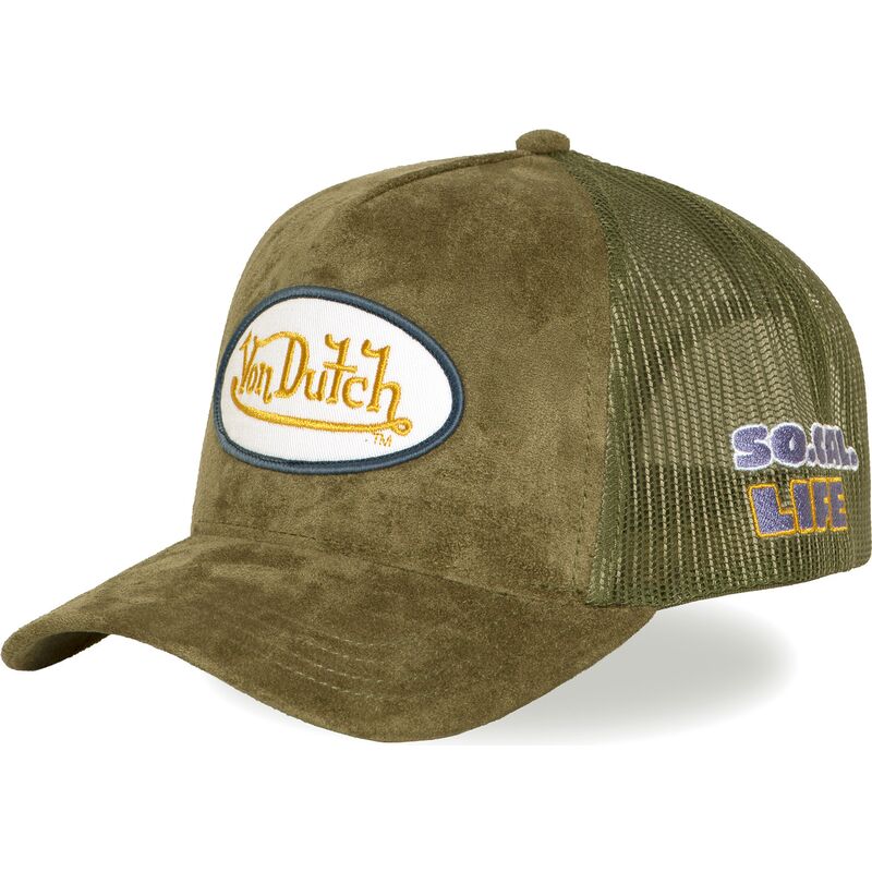 kasketter-buet-gron-snapback-fur15-af-von-dutch