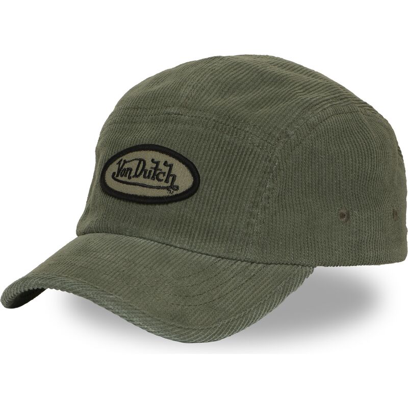 kasketter-buet-5-panel-gron-justerbar-rem-c5p-vel03-af-von-dutch