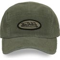 kasketter-buet-5-panel-gron-justerbar-rem-c5p-vel03-af-von-dutch