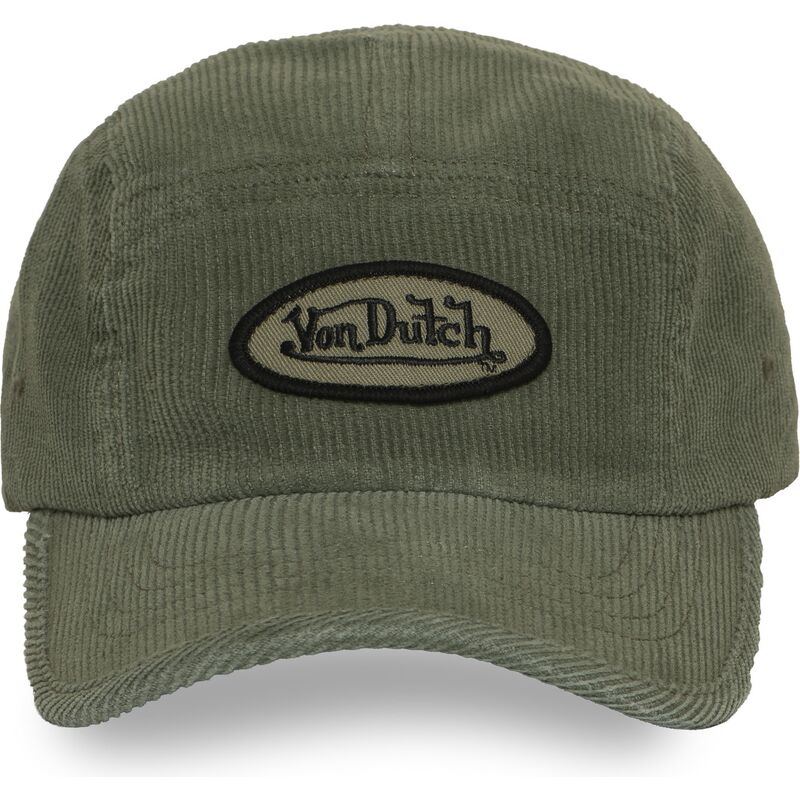 kasketter-buet-5-panel-gron-justerbar-rem-c5p-vel03-af-von-dutch