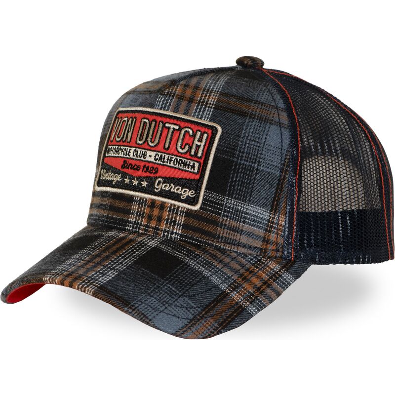 kasketter-buet-marinebla-snapback-car09-af-von-dutch