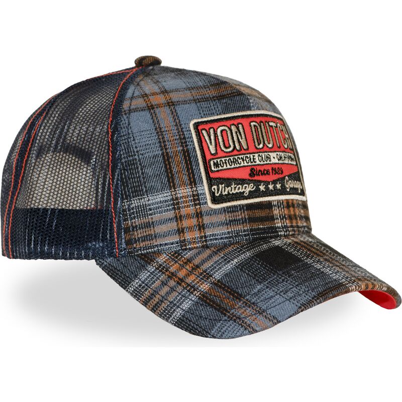 kasketter-buet-marinebla-snapback-car09-af-von-dutch