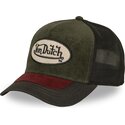kasketter-buet-gron-snapback-shield07-af-von-dutch