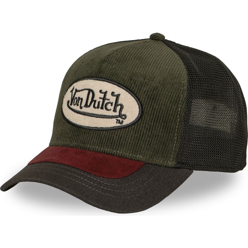 kasketter-buet-gron-snapback-shield07-af-von-dutch