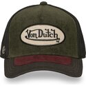 kasketter-buet-gron-snapback-shield07-af-von-dutch