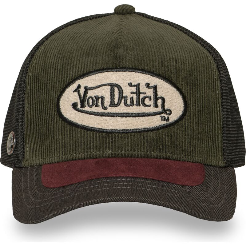 kasketter-buet-gron-snapback-shield07-af-von-dutch